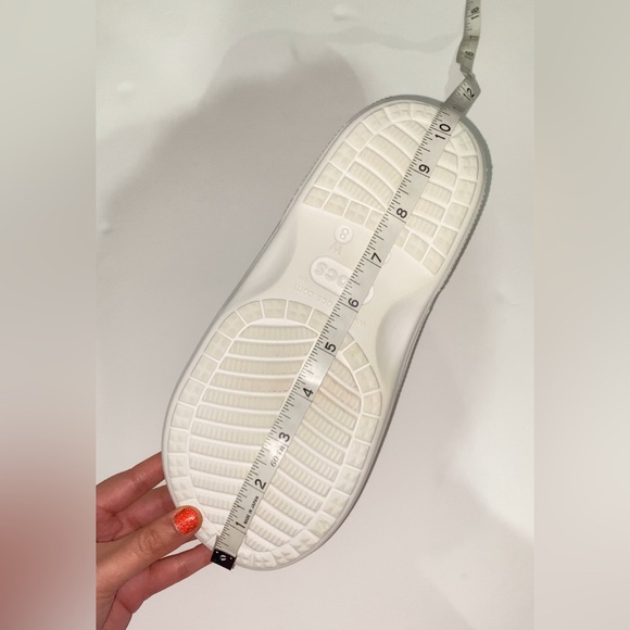 CROCS White Baya Platform Slide Sandal - Picture 2 of 8